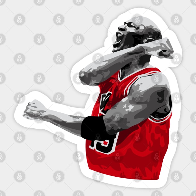 Michael Jordan Sticker by leondesignsau